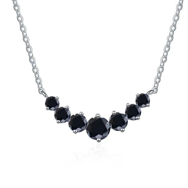 Total 2.8 carat Moissanite pendant necklace for charm lady  925 Sterling Sliver Wedding Fine Jewely with Certificates