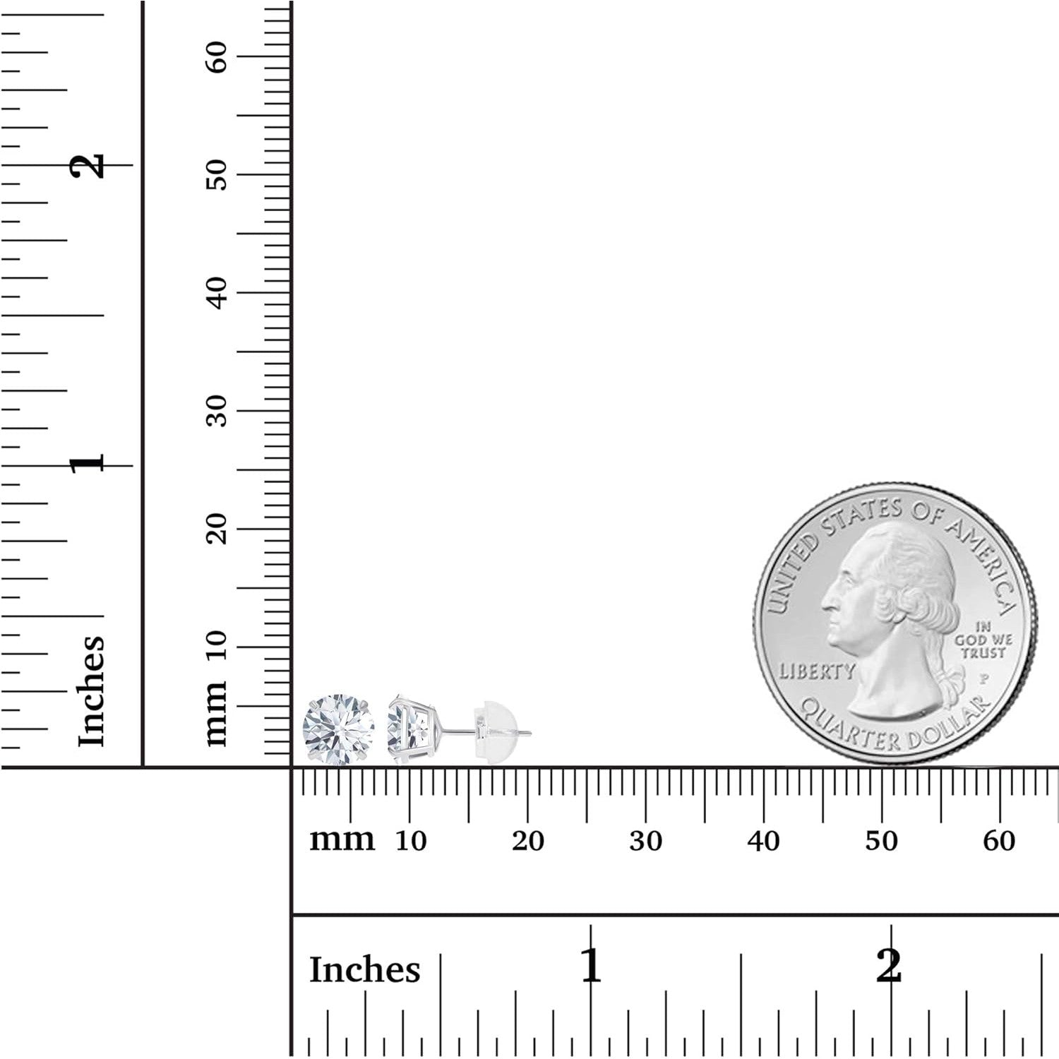 1.50 CTW Lab-Grown Diamond Stud Earrings in 14K White or Yellow Gold – F Color, VS Clarity | AGI Certified